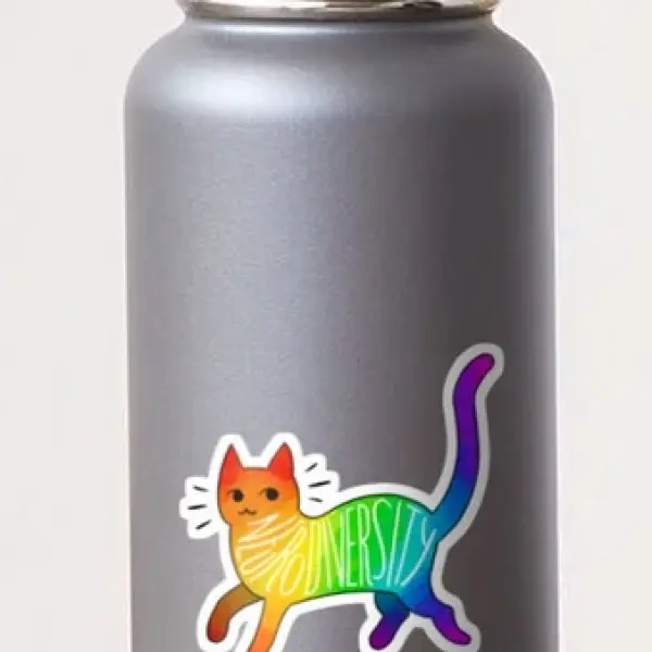 Neurodiversity Cat Sticker