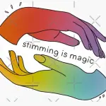 Stimming Is Magic Sticker