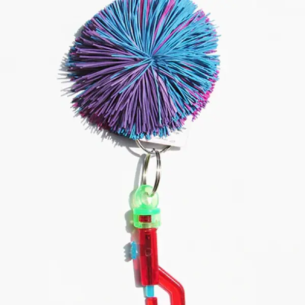 Stringy Ball Fidget with Clip