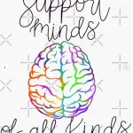 Support Minds of All Kinds Sticker