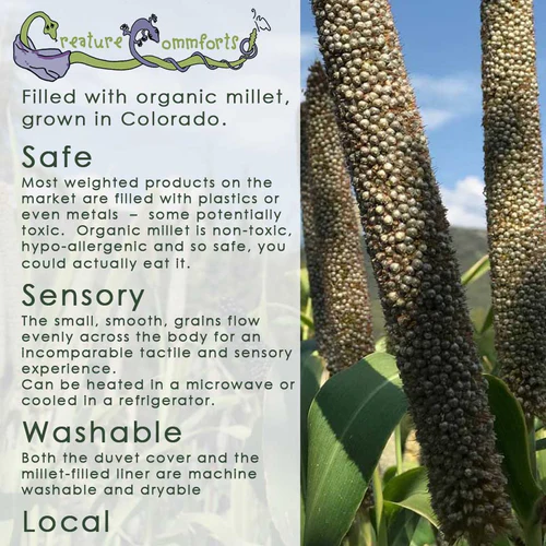 Creature Commforts 8 lb Weighted Blanket with Removable Cover - Image 2